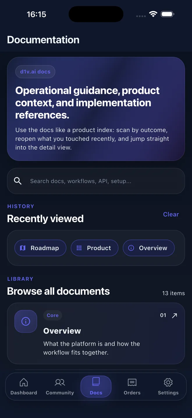 macOS - d1v.ai App
